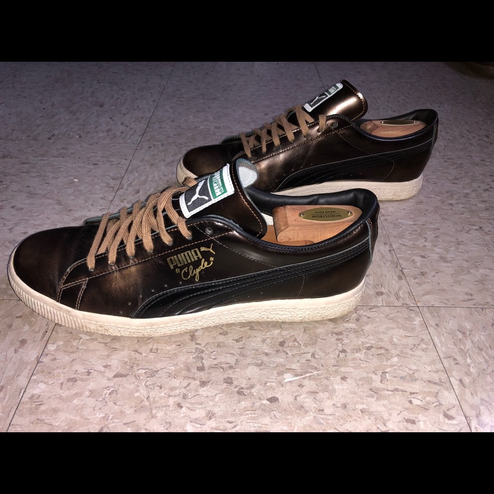 Limited Edition Puma Clyde Patent Leather Sneakers
